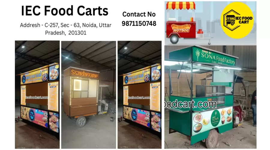 Food Business on Wheels IEC Food Cart Manufacturer